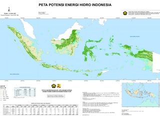 Peta Potensi Energi Hidro Indonesia 